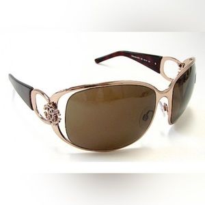 ROBERTO CAVALLI Womens Crisocolla 457S Sunglasses 457-S Gold H…